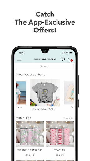Android application JW Creative Printing screenshort