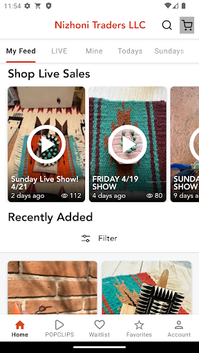 Screenshot of Nizhoni Traders LLC