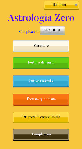 Zero Astrology Screen 3
