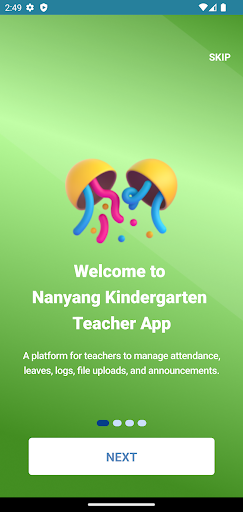 Android application Nanyang Teacher screenshort