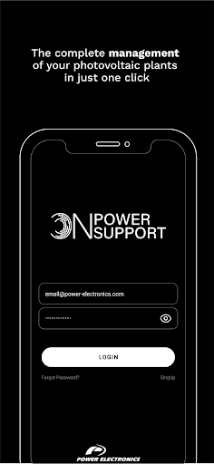 PowerOnSupport Screen 2