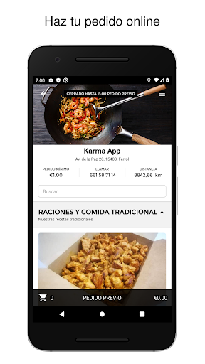 Android application KM FUEGO screenshort