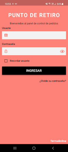 Android application Punto de retiro - Farmaonline screenshort