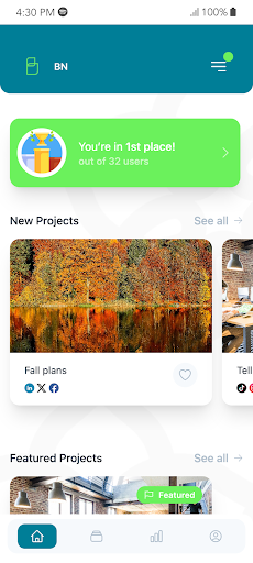 Android application Brand Advocate screenshort