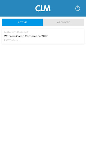 CLM Events Screen 2