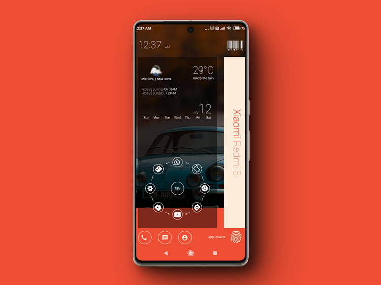 A23 Theme for KLWP - 1.0 - (Android)