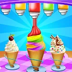 Cover Image of ダウンロード アイスクリームコーンメーカーファクトリー：アイスキャンディーゲーム  APK