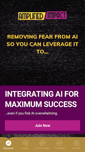 Android application Amplified Impact screenshort