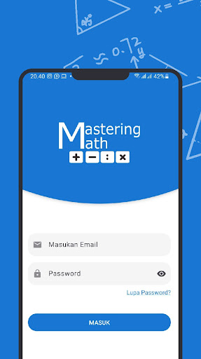 Android application Mastering Math - Materi & Kuis screenshort