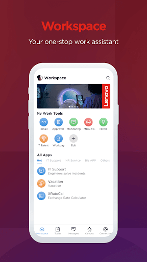 Android application Lenovo MyHub screenshort