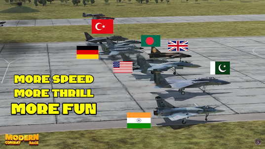 Modern Combat Race: Plane Game
