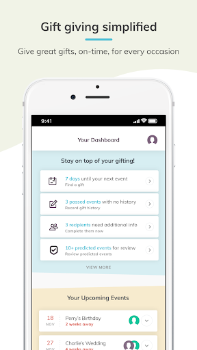 Android application Gift Guru screenshort