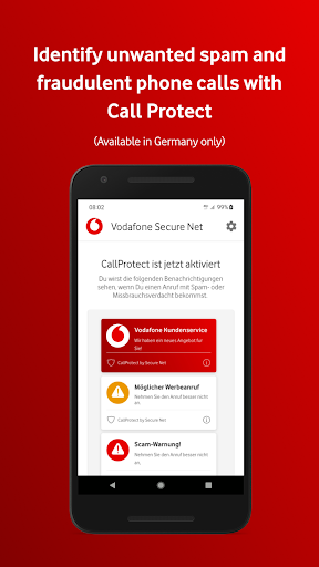 Vodafone Secure Net Screenshot