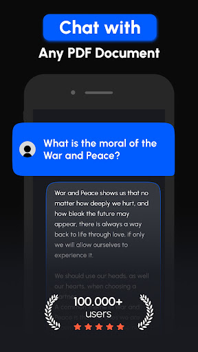 Android application ChatPDF: AI Chat & PDF Summary screenshort