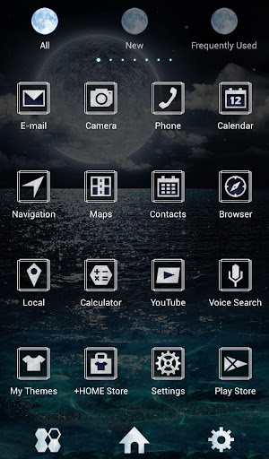 Full Moon Over the Sea Theme