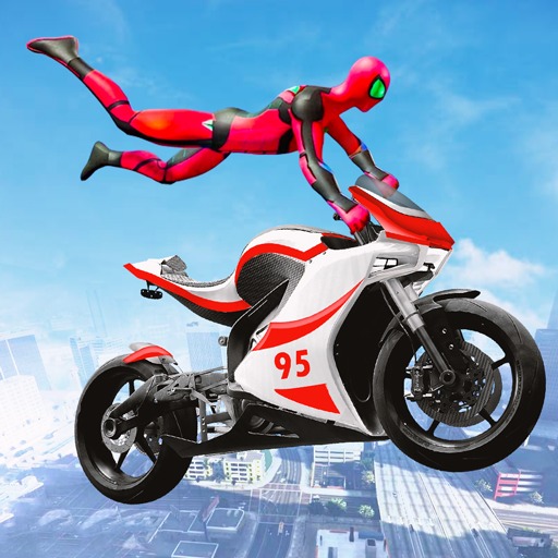 Superhero Bike Stunt Racing 3D  Icon