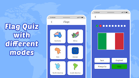 Guess the World Flag Quiz Game