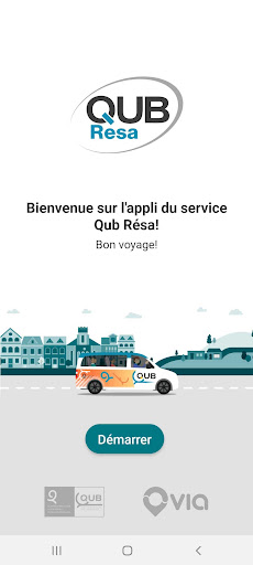 Android application Qub Résa screenshort