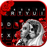 Skull Bride Mask Keyboard Theme icon