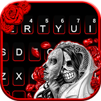 Тема для клавиатуры Skull Bride Mask