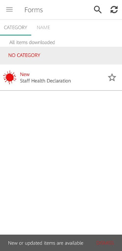 Hartalega Staff Health Declara Screen 2