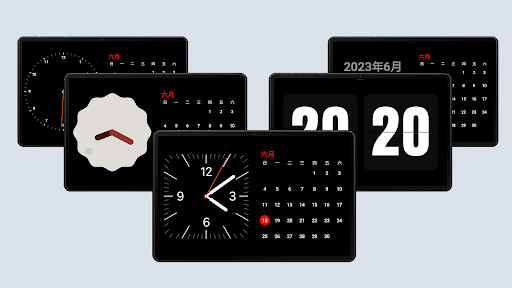 Dada Clock - iOS 17 StandBy Screenshot 4 - AppWisp.com