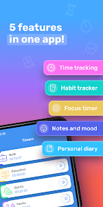 Worktime - time tracker, goals Unknown