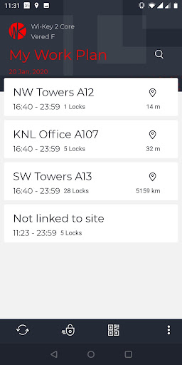 Android application Wi-Key screenshort