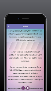 Sony WF-1000XM4 guide 1 APK + Мод (Unlimited money) за Android