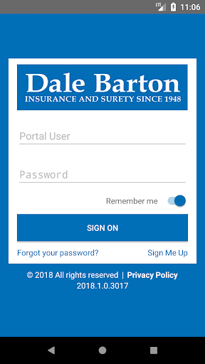Android application Dale Barton screenshort