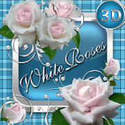 White Roses 3D Next Launcher theme