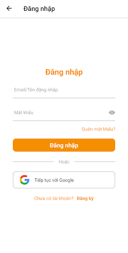 Android application Megoo - Quản lí nhu yếu phẩm screenshort