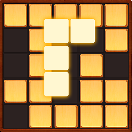 Wood Block Puzzle - Wood crush logo