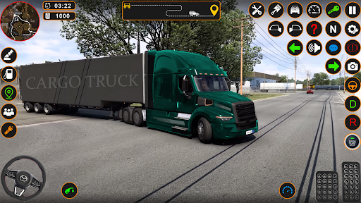 Android application American Cargo Truck Games Sim screenshort