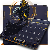 War police Keyboard future warrior keyboard icon