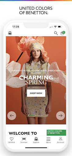 Android application UCB Benetton - Online Apparel screenshort