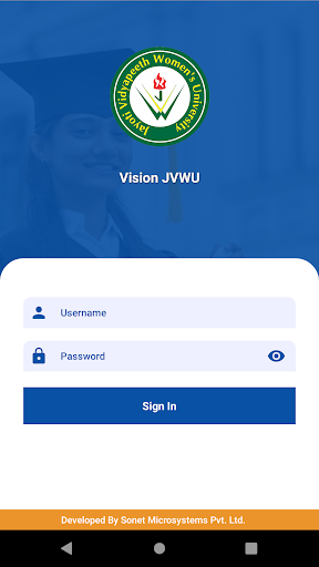 Android application JVWU, Jaipur screenshort
