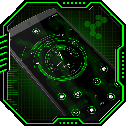 Stunning Hi-tech Launcher logo