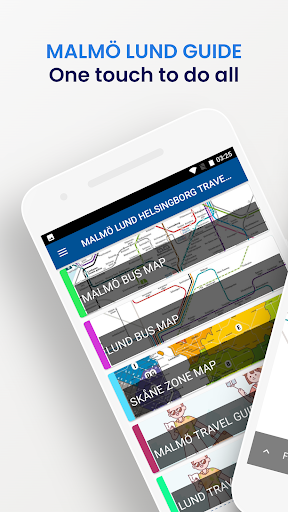 Android application Malmö Lund Helsingborg Travel screenshort