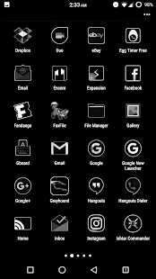 Blakcons Icon Pack Captura de pantalla