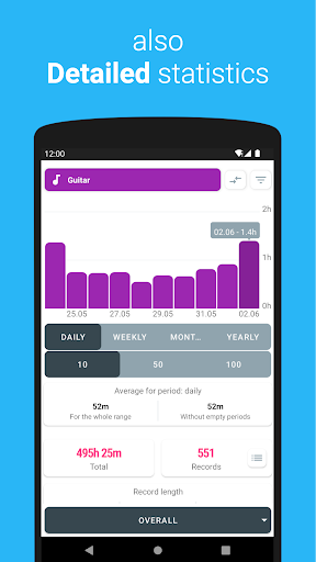 Screenshot of Simple Time Tracker