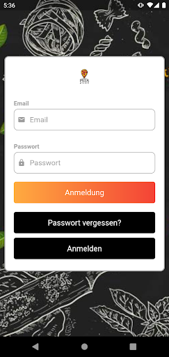PIZZA ZONE Screen 2