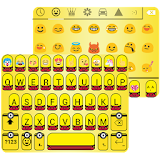 Banana Emoji Keyboard Theme Wallpaper icon