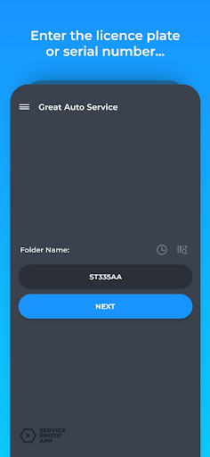 Android application Service Photo App screenshort