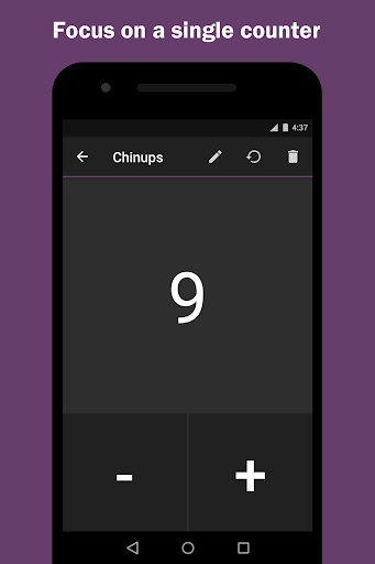 The Count - A Tally Counter Screen 2