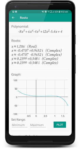 The Math App Screen 2
