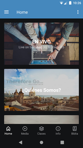 Android application Calvary Cartagena screenshort