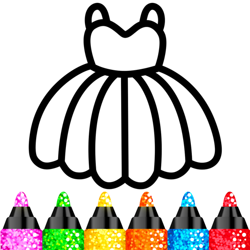 Get Glitter colouring game: Girls for Android Aso Report