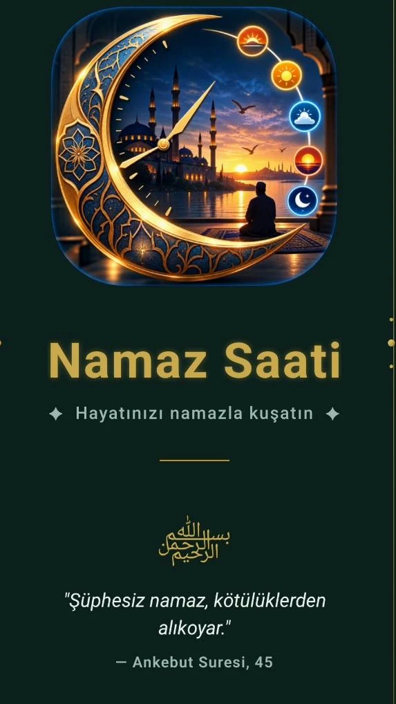Namaz Saati: Ezan Vakti Kıble