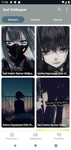 Sad Anime Wallpapers Alone W Apps On Google Play